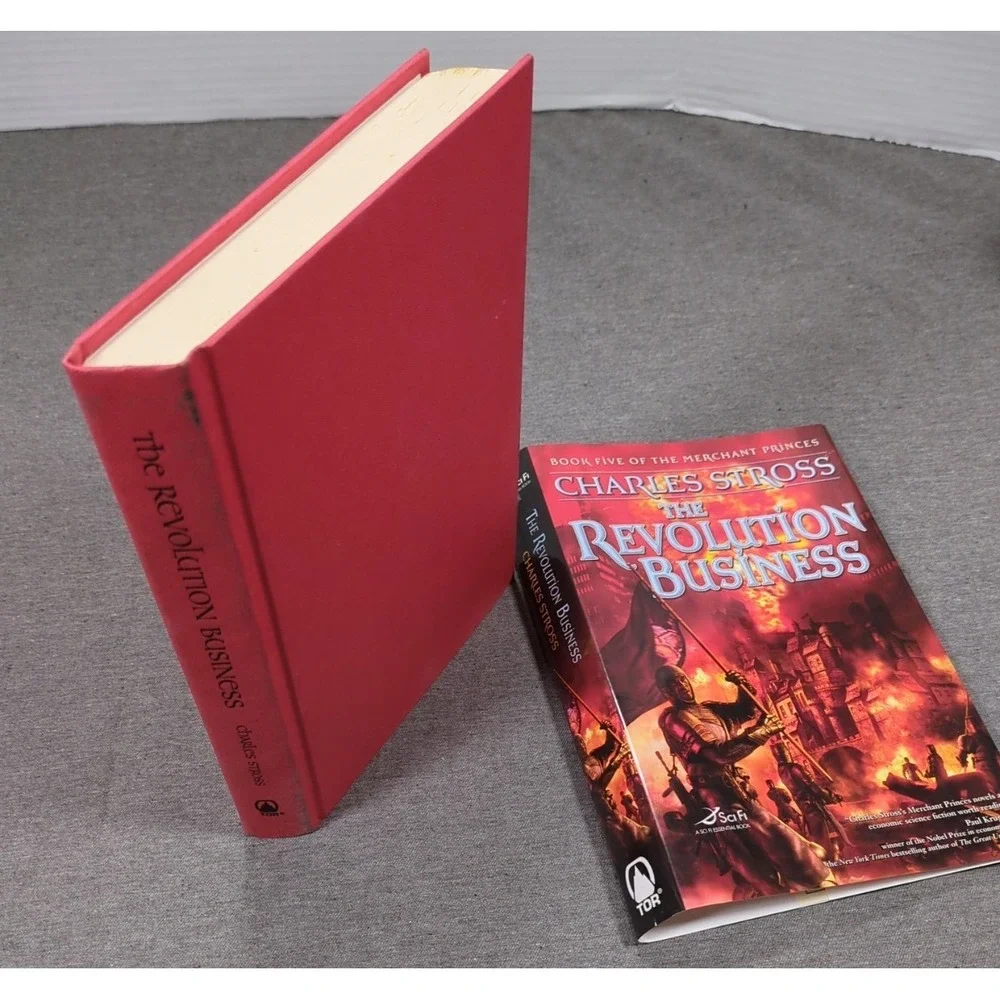 Charles Stross The Revolution‎ Business 2009 First Edition HC Merchant Princes 5
